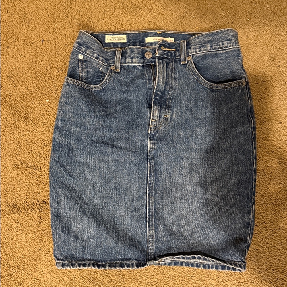 Blue Denim Skirt